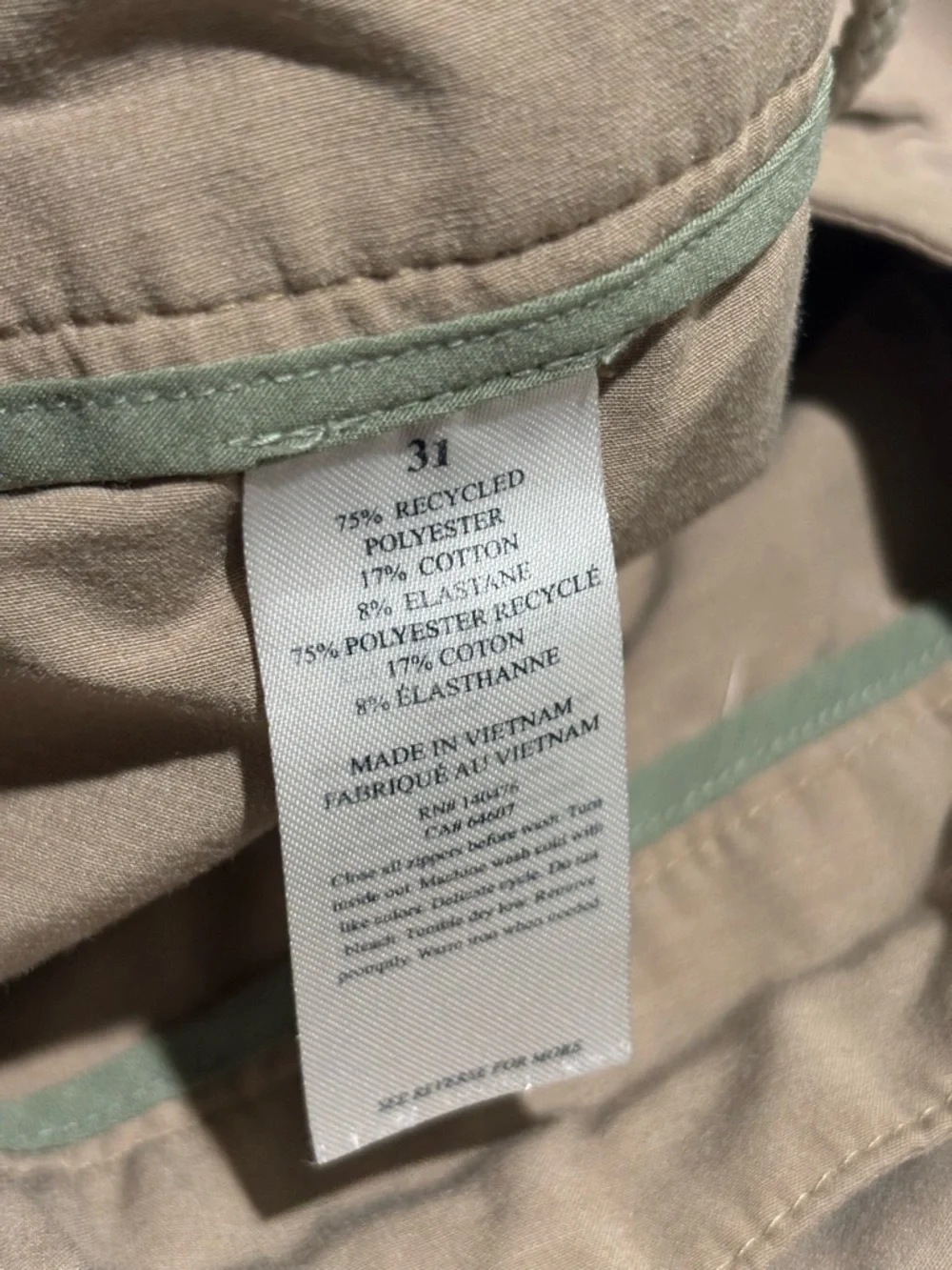 Faherty Men's Flat Front Shorts in Taupe Brown
